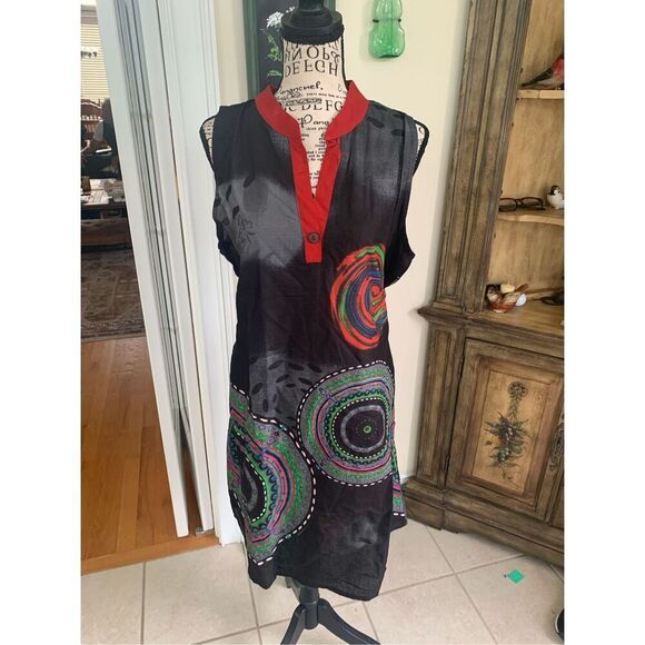Junglee Billee Boho Style Sleeveless Dress - Picture 1 of 10